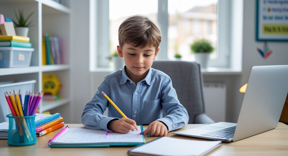 Sådan skaber du den perfekte lektieplads til børn derhjemme